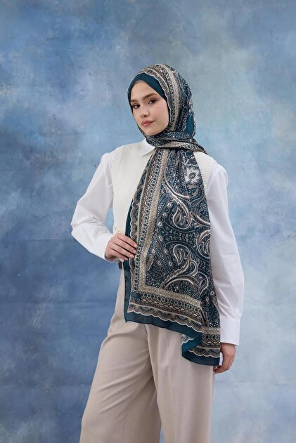 Oil Indian Voile Shawl - 5005-04