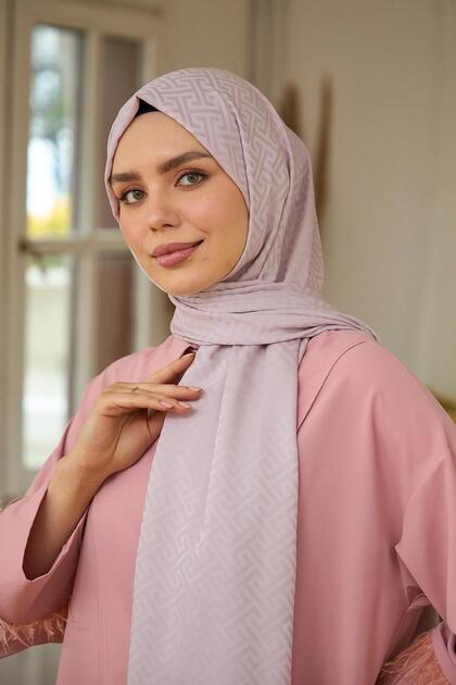 Summer Radiance Collection Silky Jacquard Shawl Gray 9017-15