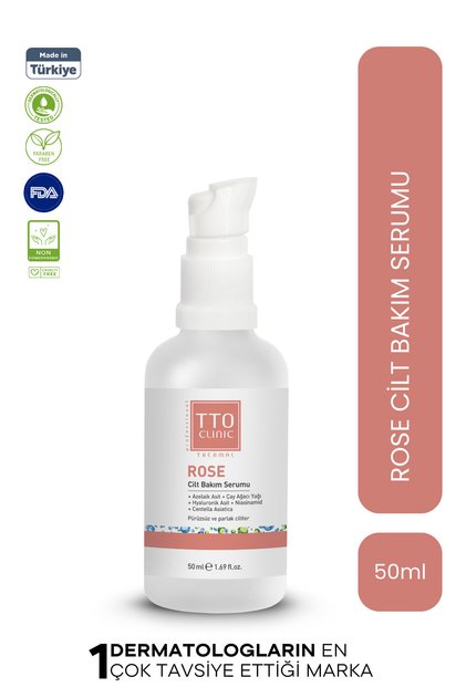 Cilt Bakım Serumu Arındırıcı ve Nemlendirici 50 ml Azelaik Asit Clinic Roze