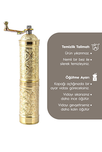 Glios Sarı Zamak Karabiber, Kahve, Çörek Otu Ve Haşhaş El