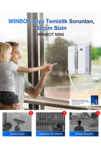 Ecovacs Winbot Mini Cam Silme Robotu - Fiyatı, Yorumları