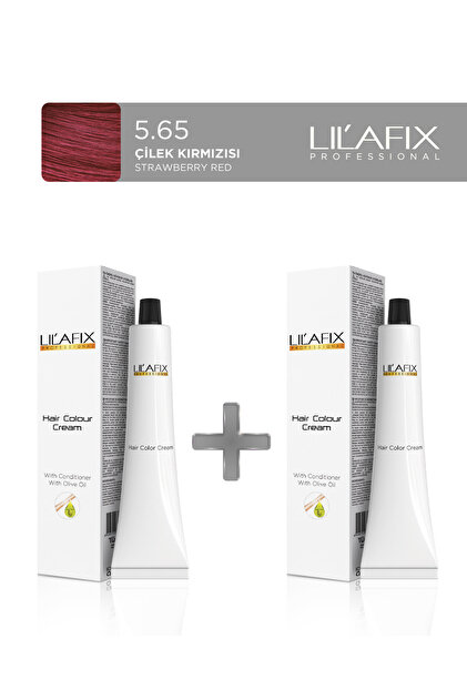 Lilafix 2'li Tüp Saç Boyası 60 ml 5.65 Çilek Kırmızısı - Fiyatı