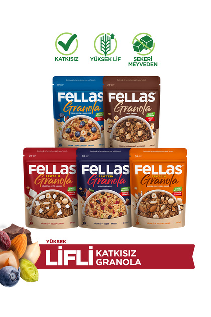 Fellas Granola 5'li Süper Paket - Fiyatı, Yorumları