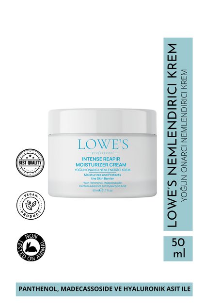 Lowe's Intensive Repairing and Moisturizing Skin Barrier Protective Cream with Madecassoside - 50 ml