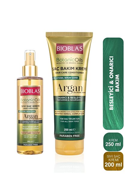 Botanics Oil Argan Yağlı Saç Bakım Kremi 250ml - Sıvı Saç Kremi Hediye!!!