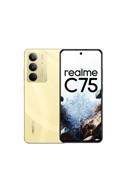 realme C75 512 GB 8 GB Yıldırım Sarısı (Realme Türkiye Garantili