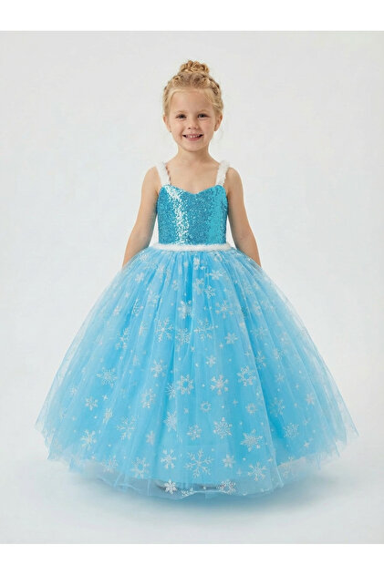 Girl's Frozen Elsa Costume