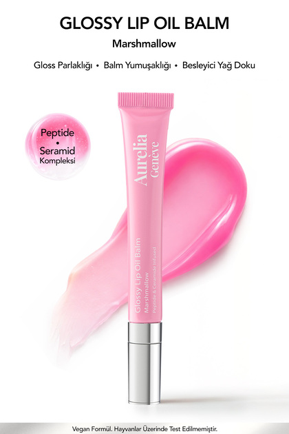 うさこ(プロフ読んでね)　リジュベネクリーム Aurelia Genève Glossy Lip Oil Balm - Nemlendirici Etkili Renkli