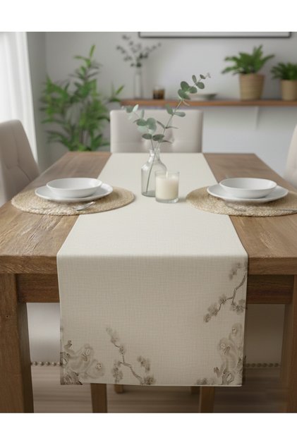 Uzak Doğu Pamuklu Masa Runner 0073– 50x150 cm