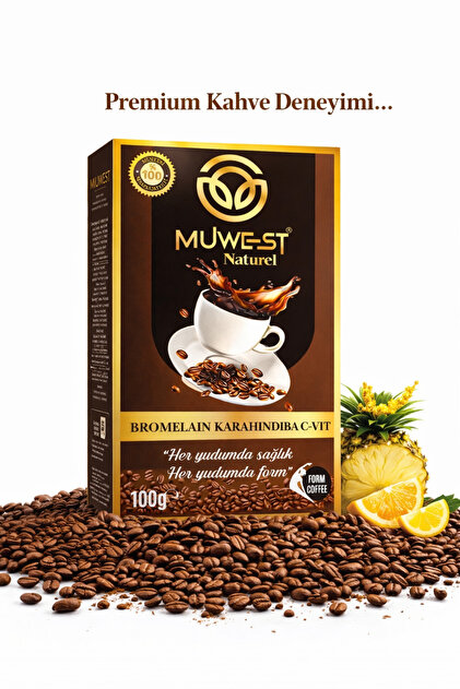 Muwest Naturel Bromelain Karahindiba C Vitamin 100 Gr 3 Lü Set