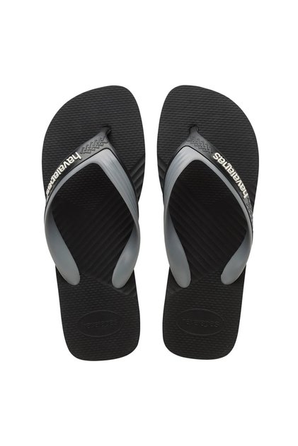 Dual Blacksteel Gray Black Men's Slippers