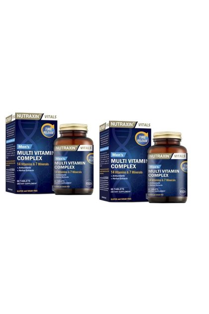 Mens Multivitamin Complex 60 Tablet x 2 adet