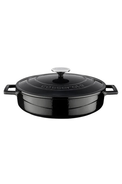 Cast Iron Multi-Purpose Spring Pot Diameter (ø) 28cm - Folk Black