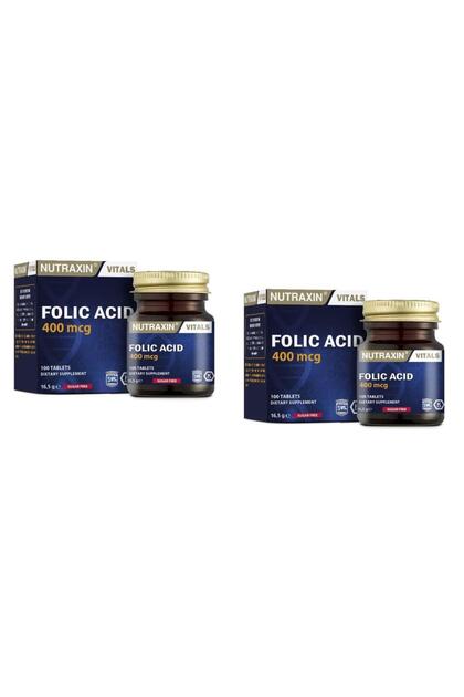 Folic Acid 100 Tablet x 2 Adet