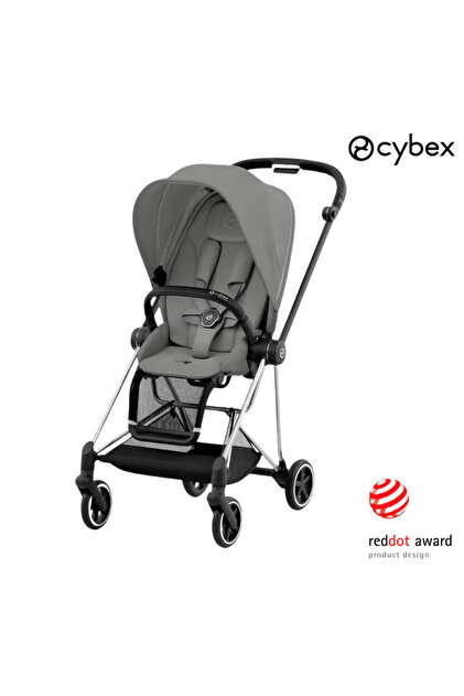 Cybex 4 lü travel sistem Mios Chrome Black Mirage Grey+Aton B2