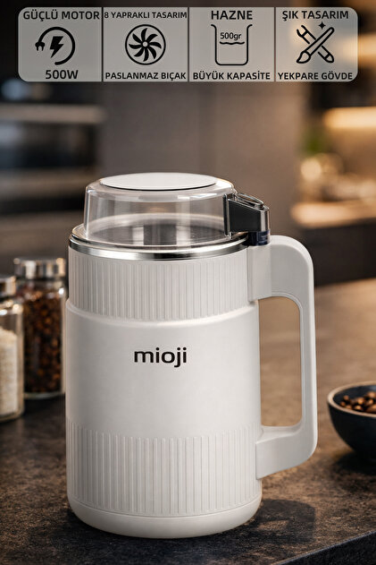 コーリング('02米) Mioji CG34 500W Paslanmaz Çelik Bıçak Kuru Bakliyat, Baharat ve