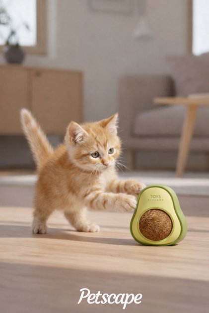 Avocado Şekilli Kedi Nanesi Oyuncağı