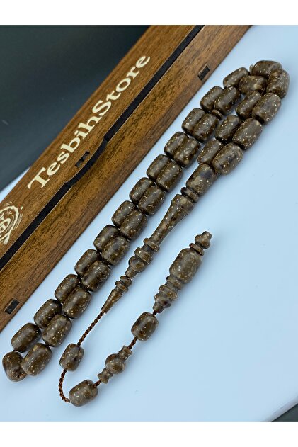 Korean Marble Prayer Beads Capsule Cut
