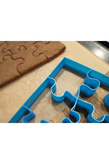 Puzzle Jigsaw Cookie Mold Dough Cutter