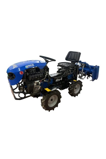 Y600SX LİFE 188FE 12 Hp Dizel Marşlı 4x4 Mini Traktör