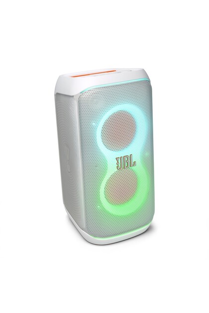 Sistem audio portabil JBL Partybox Club 120, 160W RMS, Baterie detasabila, IPX4, Auracast, AI Sound Boost, Alb