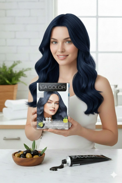 Sea Color 1.1 Mavi Siyah Saç Boyası - Fiyatı, Yorumları