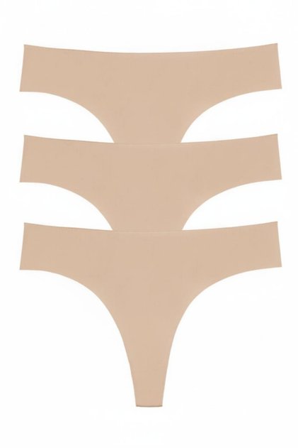 Set de chiloți tanga din croială piese Laser K, fără urme