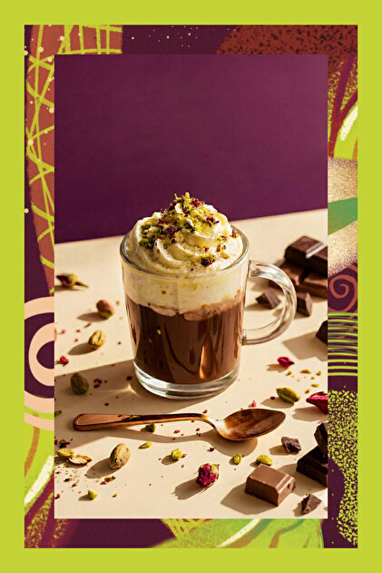 Mim and More Pistachio Hot Chocolate – Antep Fıstıklı Sıcak
