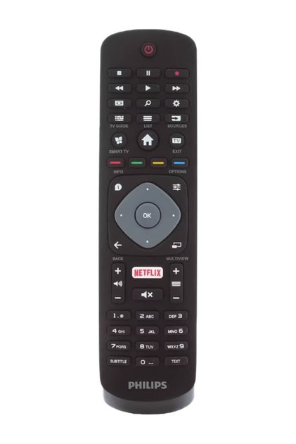 Telecomanda Originala Philips, pentru TV Smart LED/4K, Negru