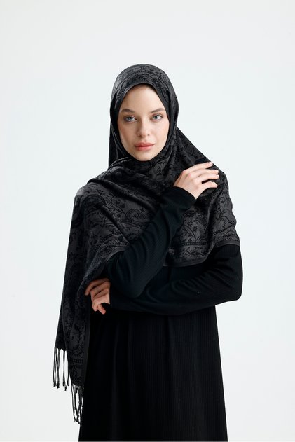Shine Serisi Pashmina Şal - Premium Dokuma - Omuz Şalı