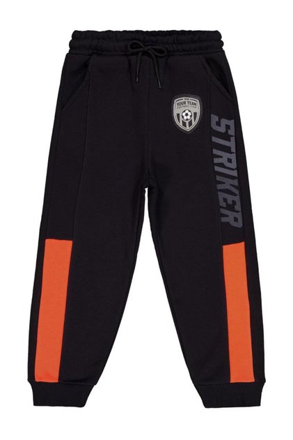 Striker Printed 6-9 Years Old Sweatpants - Black 7-8 Years Old
