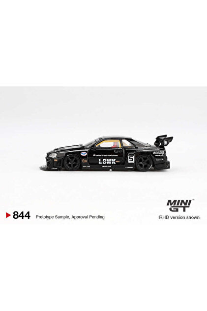 mini gt 1:64 Nissan LB-ER34 Super Silhouette Skyline Black LBWK