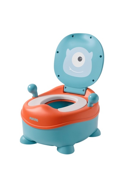 Olita copii cu colac moale si compartiment detasabil, inaltime 22.2 cm, turcoaz
