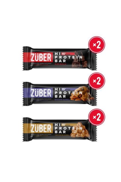 Hi Protein Bar Mixed Pack 45g X 6 Pieces (Cocoa, Almond Butter, Peanut Butter)