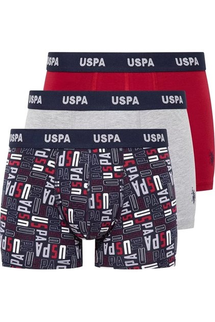 Men's 3 Pieces Cotton Fabric Lycra Boxers