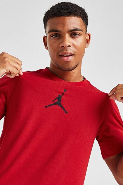 Nike Air Jordan NBA Jumpman Crew Mens Tee Grafik Baskılı Erkek