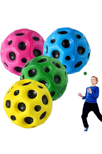 Brother Toys Yükseğe Zıplayan Moon Ball 1 Adet Uzay Topu Sektirme