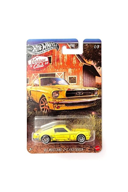 HOT WHEELS Vintage Silver Series Arabalar - 65 Mustang 2+2