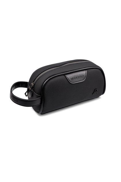Men's Leather Handheld Portfolio Bag Suitable for Shaving Travel Daily Use