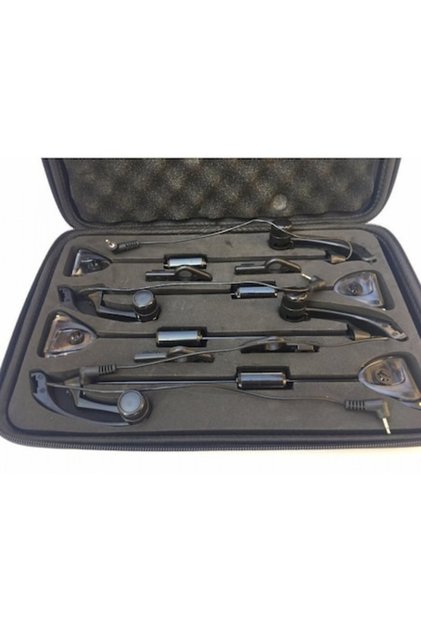Set 4 swingeri MKM3 Fumuriu Lumina Alba cu penar pentru transport