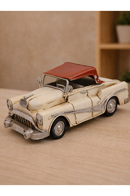 moryconcept Nostaljik Vintage Metal Araba Dekoratif El Yapımı