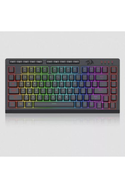 Tastatură Crescent RGB LED USB-C Negru