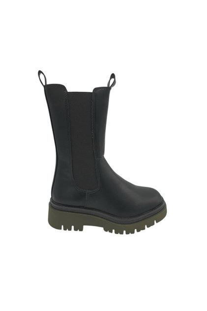 Ghete de damă Marco Tozzi, piele ecologică, negre
