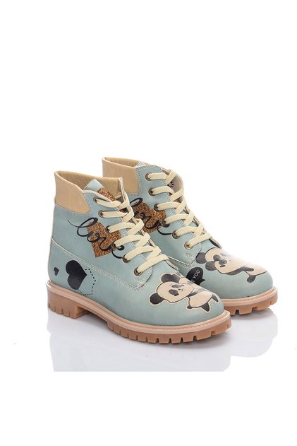 Valentine's Day Themed Multicolored Women's Boots