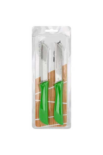 Paring Knife Green 2pcs