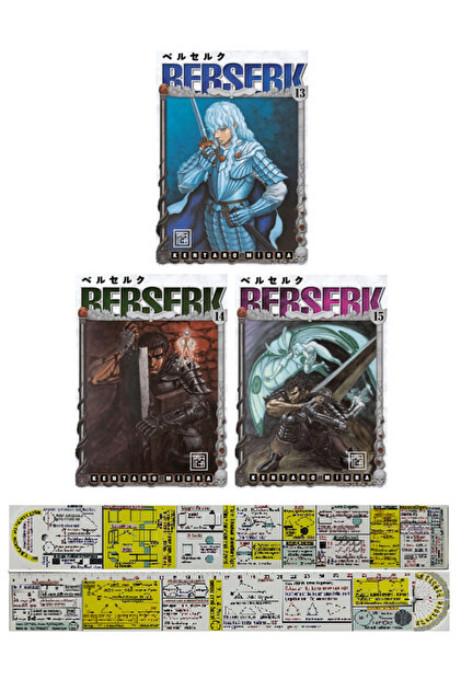 Destek Yayınları Berserk 13-14-15. Ciltler Manga Seti + Özel