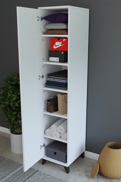 Eko Tek Kapaklı Raflı 40 x 184 Gardrob
