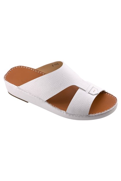A E T Handmade Arabic Sandals For Men | Outdoor Mens Slippers, Open Toe, Full Genuine Milled Leather