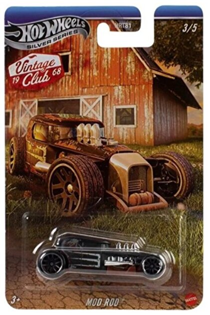 Hot Wheels ロックバギー 1970年代 箱付き HOT WHEELS Silver Series 1968 Vintage Club Mod Rod JKY33 - Fiyatı