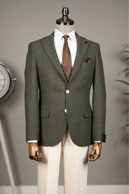 Terzi Ayhan Slim Fit Yün Ceket